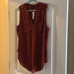 Polka dot tank top